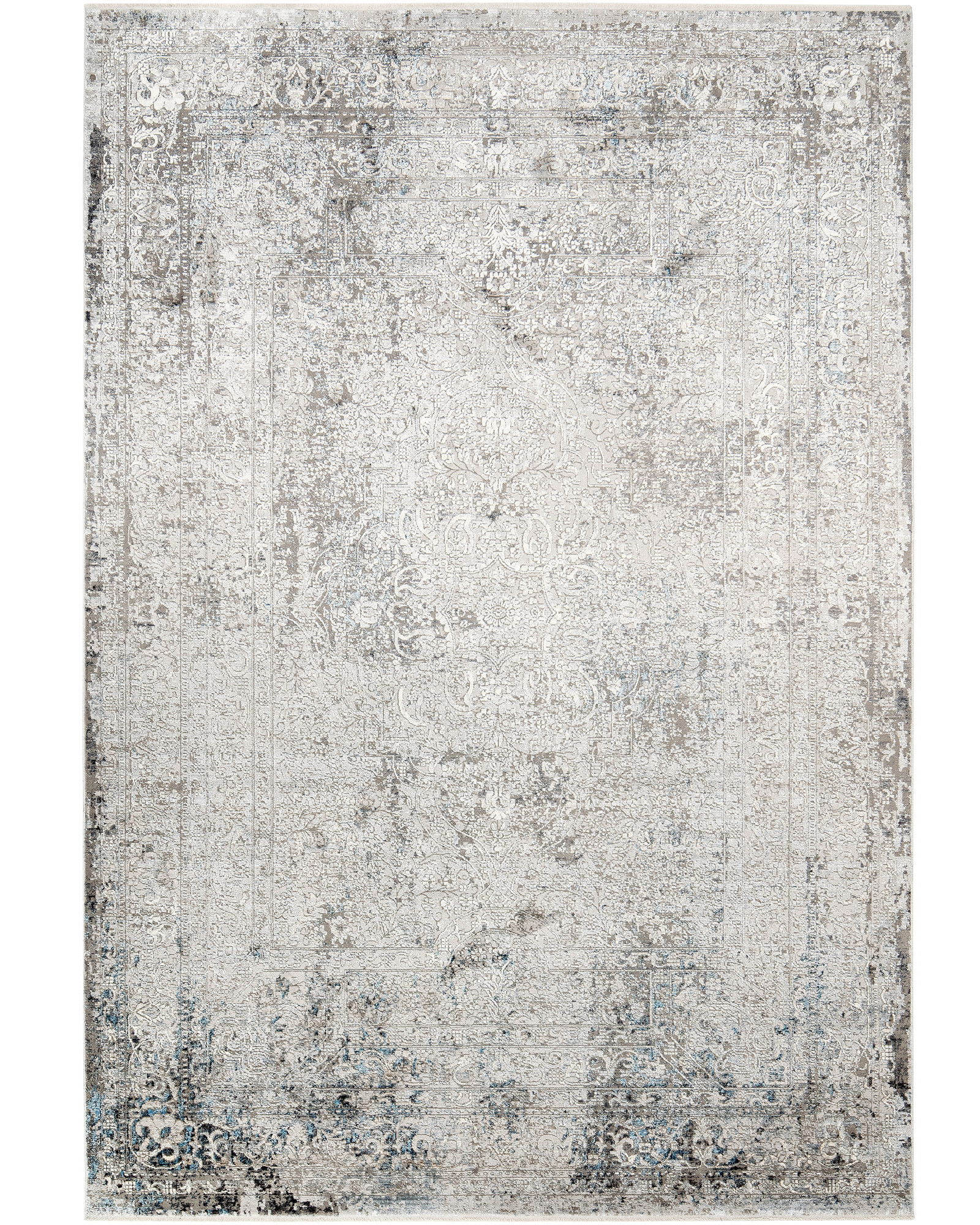 Jacob Azure 500 x 300 cm Carpet Knot Home Designer Rug for Bedroom Living Dining Room Office Soft Non-slip Area Textile Decor