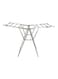 Generic Foldable Laundry Drying Rack Silver 157X59X122Cm