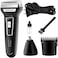 Fitto 3 in1 Rechargeable Hair Clipper, With Shaver & Nose Trimmer