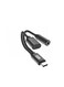 Type-c Converter Black 15cm GDUC033