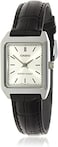 Casio - Women Silver Dial Leather Band Casual Watch - LTP-V007L-7E1UDF