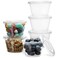 Lavish [ 200- Piece ] 4 Oz Plastic Portion Cups With Lids Is Suitable For Coffee Tea Or Hot Chocolate Very Suitable For Home And Office Use