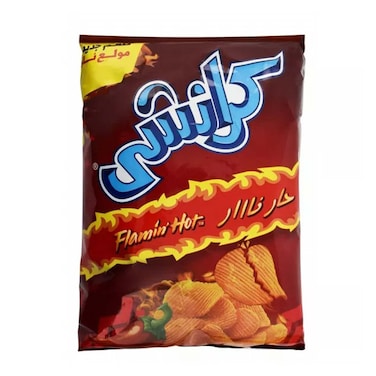 كرانشى بطاطس شيبس حار نار - 43 جرام