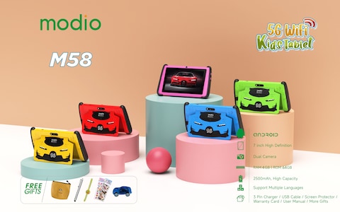 Modio M58 4GB RAM 64GB Rom Android Tablet PC for Kids