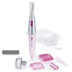 Buy Braun Silk-pil Bikini Trimmer Electric Shaver, Styler, and Hair Removal Tool for Women, FG1100, pink and gray in UAE