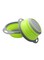 Cytheria - 2-Piece Collapsible Silicone Colanders Set Green/Grey 8x9.5inch