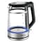 Black &amp; Decker Double Wall Glass Cordless Kettle GK220-B5 Clear And Black 1.7L