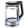 Black &amp; Decker Double Wall Glass Cordless Kettle GK220-B5 Clear And Black 1.7L