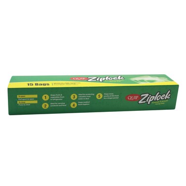 QUIP ZIPLOCK BAGS 27X30CM