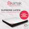 Karnak Home Supreme Latex Natural (Medium Firm Feel) Posture Correction, Turn-Free Mattress With 2 Free Pillows, 5 Years Warranty, Thickness 20Cm (Short King - W150 X L190Cm)