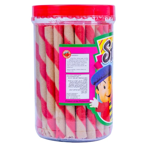 Eco Food Junior Stik-O Strawberry Wafer Sticks 380g