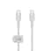 Belkin Cable - Braided Silicone - C To C - 2.0 - 1M - White