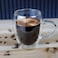 1CHASE&reg; Double Walled Borosilicate Glass Mugs with handle ,Perfect for Cappuccino,Tea,Latte,Espresso,Hot Beverage. (350ml 2pcs)&hellip;