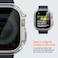 Spigen Ultra Hybrid designed for Apple Watch Ultra case cover with Tempered Glass Screen Protector for Apple Watch ULTRA (49mm) - Crystal Clear