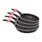 Nouval Granite Fry Pan Set - 4 Pieces