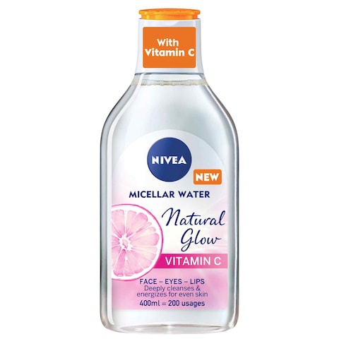 NIVEA Face Micellar Water Makeup Remover Natural Glow 400ml