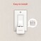 SwitchBot, voice or app-controlled device that mechanically turns any rocker switch and button on/off White SWITCHBOT-S1