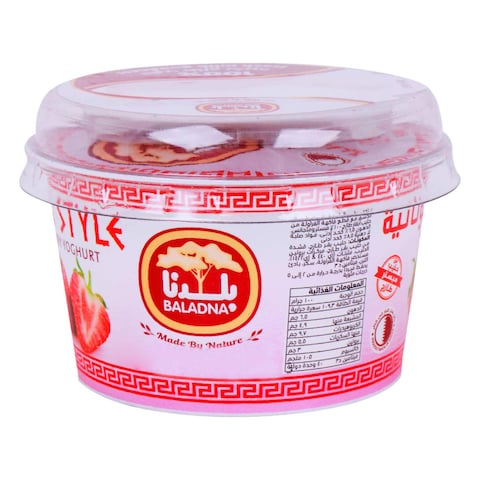 Baladna Yoghurt Greek Style Strawberry 150g x Pack of 4