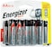 Energizer E91BP12 Max 1.5V Alkaline AA Batteries, 12 Pieces - Black