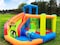 Rainbow Toys Inflatable Castles Bouncy Slides Jumping Pad with Slide Household Children Recreation Inflatable Water Park Paddling Pool Water Spray