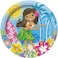 Hula Beach Party Plates 9"