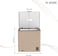 Sure 155 Liters Single Door Chest Freezer Gold, Top Oriented Doors with Basket, Mechanical Control, Recessed Handles, Adjustable Temperature, Ideal for Home &amp; Restaurants - CF155A-S22GW