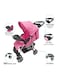 Moon Trek One Fold Stroller, Pink