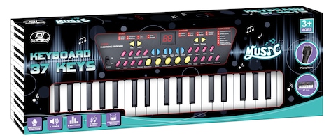 Power Joy Music Keyboard 37 Keys With Mic