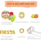 Party Time Fiesta Party Decorations - 85 Pack Colorful Latex Balloons Fiesta Balloon Arch Garland Strip Set for Festive Party Supplies, Colorful Birthday Party, Baby Shower Decorations, Fiesta Party D
