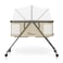 Teknum 3-IN-1 Baby Cot/Cradle w/ Mosquito net &amp; Wheels &ndash; Ivory