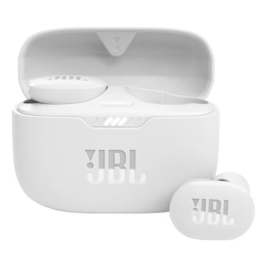 JBL Tune 130NC TWS Bluetooth In-Ear Earbuds With Charging Case White