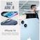 Spigen Mag Armor (MagFit) compatible with Magsafe designed for iPhone 14 case cover (2022) - Navy Blue