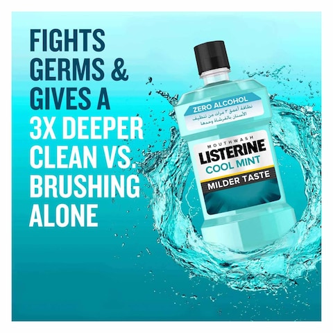 Listerine Mouthwash Zero Alcohol Mild Mint 250 ml