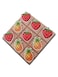 Seasonal Fruits Matching Wooden Tic Tac Toe Board Game Puzzle Set