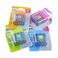 Deli Pencil Sharpener Neon 2 Holes With Canister Assorted Color