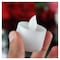 12PCS.- Realistic and Bright Flickering Battery Operated Flameless LED Tea Light.