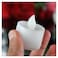 12PCS.- Realistic and Bright Flickering Battery Operated Flameless LED Tea Light.