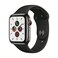 Apple Watch Series 5 GPS + Cellular 44mm Space Black Stainless Steel Case with Black Sport Band (MWWK2AE/A)