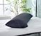 KLUB LINEN Long Body Pillow 1pc, Fabric: 100% Polyester 85 GSM Microfiber 1 cm Stripe Super Soft, Filling: 1300 gm Hollow Fiber Comfort, Breathable &amp; Ultra Soft , Size: 45 x 120 cm, Color: Dark Grey