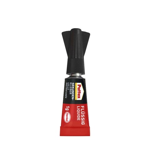 Pattex Liquid Super Glue Clear 1g Pack of 3