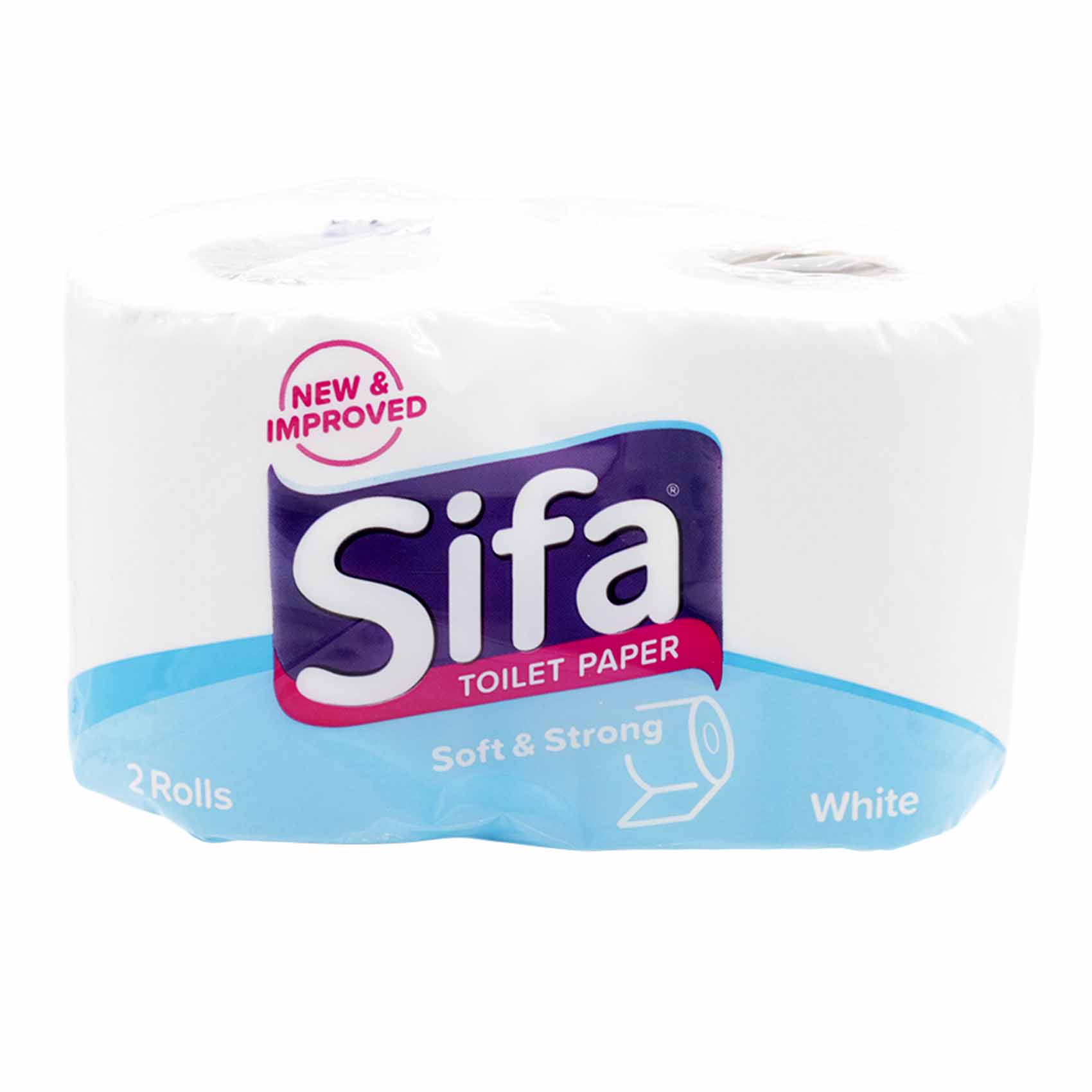 Sifa Toilet Roll White Pack Of 2