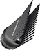 Gamma+ Professional Hair Dryer Nozzle Comb Attachment 32 Teeth, Fits Most Dryers 1.5" Diameter, Black