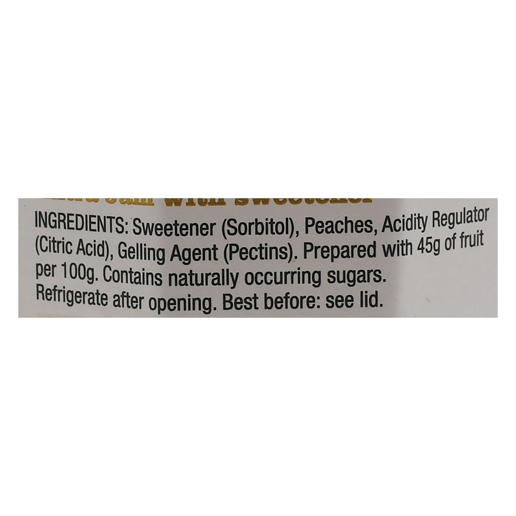 Stute Extra Jam Peach Sugar Free 430 Gram product thumbnail 4
