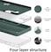elago Liquid Silicone for Samsung Galaxy S24 Plus case cover Full Body Screen Camera Protective, Shockproof, Slim, Anti-Scratch Soft Microfiber Lining - Midnight Green