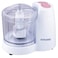 Sonashi SMC-13 Kitchen Chopper, Dual Speed 350ml Blender Chopper With Plastic Jug, 220-240V, 50/60Hz, 120W, Home Kitchen Appliances, White