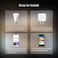 Philips Hue White &amp; Colour Ambiance Smart LED Light - Starter Kit (3 Bulbs &amp; Bridge), Bluetooth &amp; Zigbee compatible, Works With Apple Homekit, Siri, Alexa, Google Assistant And Many More