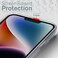 Moxedo Lite Crystal-Clear Protective Case with 9H Tempered Glass Screen Protector compatible for iPhone 14 Plus