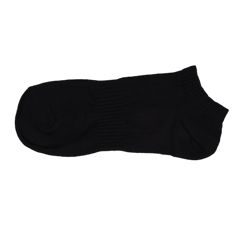 Plain Ankle Socks For Men - Black