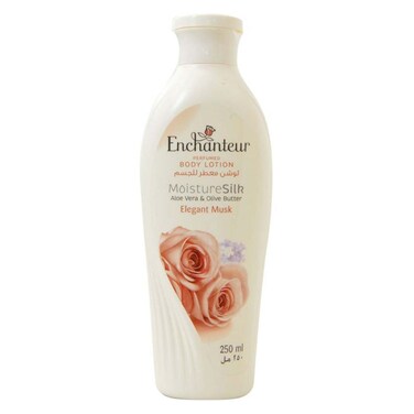 Enchanteur Satin Smooth Elegant Musk Perfumed Body Lotion - 250 ml
