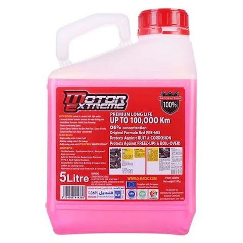 Motor Extreme Coolant - 5 Liter - Red